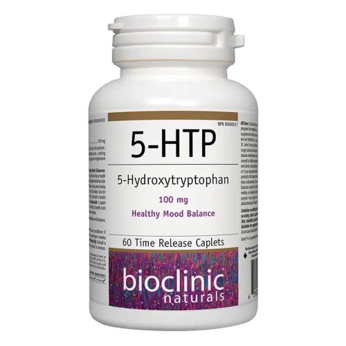 Bioclinic Naturals 5-HTP Time Release 100 mg, 60 Caplets