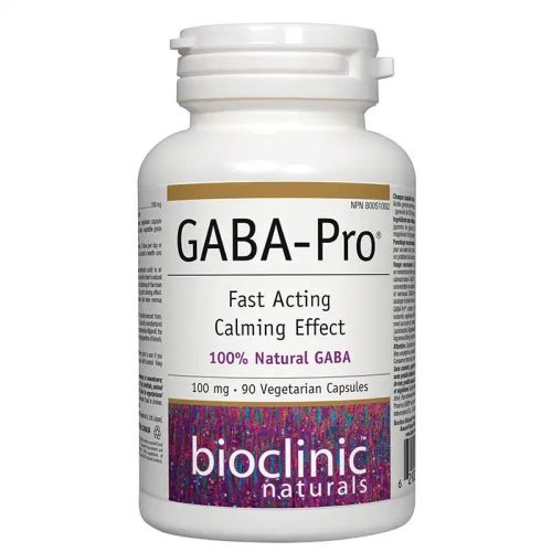 Bioclinic Naturals GABA-Pro® 100 mg, 90 Vegetarian Capsules