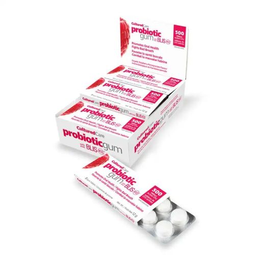 Probiotic Gum with BlisK12 Raspberry