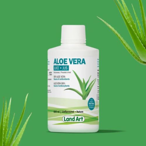621141002045 Land Art Aloe Vera Pure Juice Unflavored