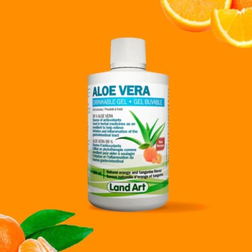 621141003127 Land Art Aloe Vera Gel Orange-Tangerine