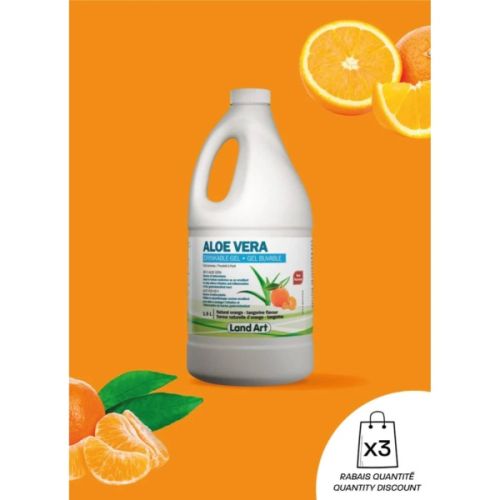 621141003134 Land Art Aloe Vera Gel Orange-Tangerine