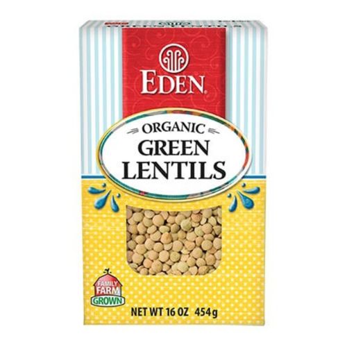 Eden Foods Organic Green Lentils 454g