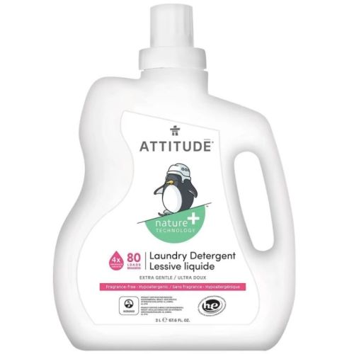626232120837 Attitude Baby Laundry Detergent - Unscented, 2L