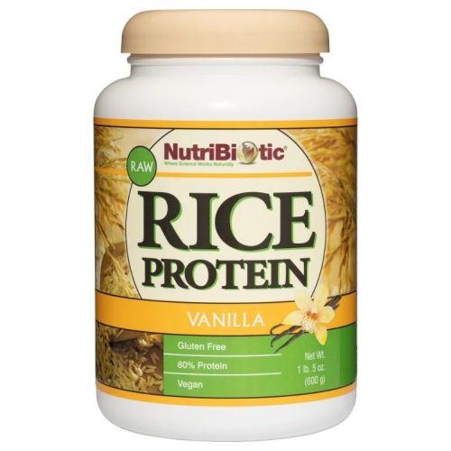 NutriBiotic Vanilla Rice Protein, 1lb 5oz
