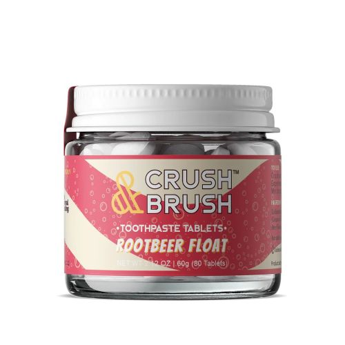 854178000221 Nelson Naturals Crush and Brush - Rootbeer Float, 60 g