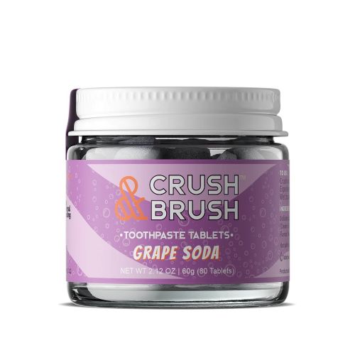 854178000252 Nelson Naturals Crush and Brush - Grape Soda, 60 g