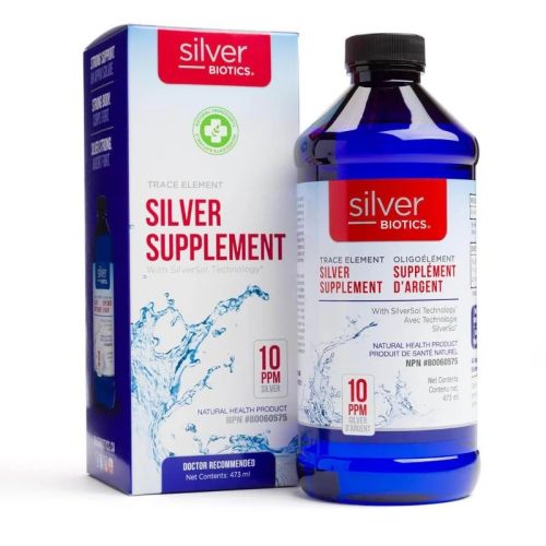 831060001184 Silver Biotics Silver Supplement 10ppm, 473 mL