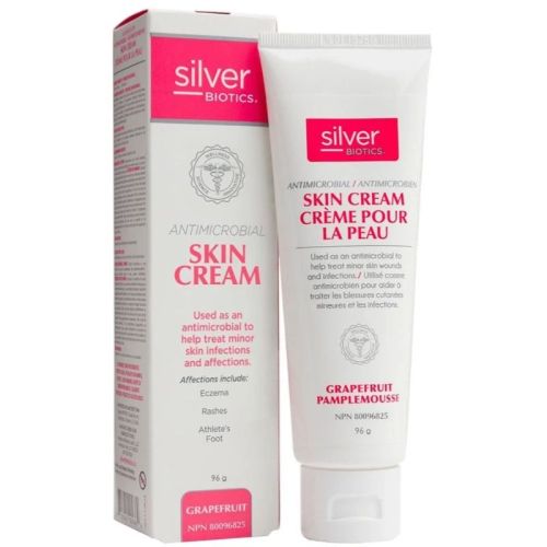 831060004369 Silver Biotics Antimicrobial Skin Cream-Grapefruit, 96g