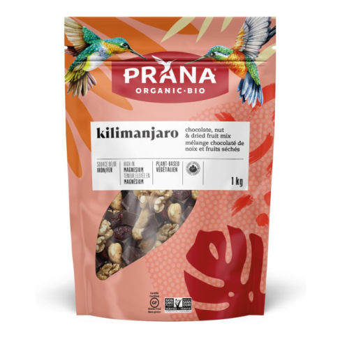 Prana Trail Mix, Kilimanjaro, Deluxe Chocolate Mix, Organic (gluten-free/NGM), 4/1kg