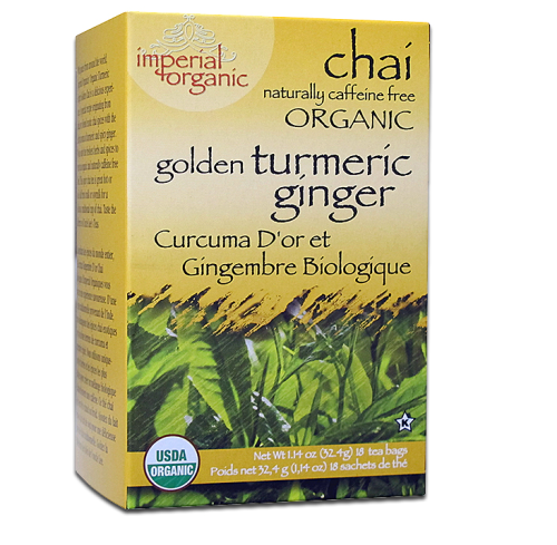 Uncle Lee's Tea Org Gold Turmeric Ginger Chai, 18bg