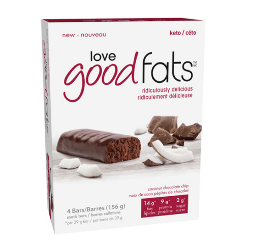 Love Good Fats Coconut Chocolate Chip, 4pk