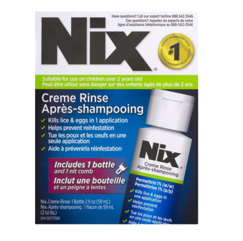 Nix Creme Rince Lice 1%, 59ml