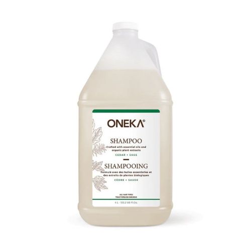 Oneka Shampoo, Cedar Sage, Bulk Refill (plastic jug), 4l