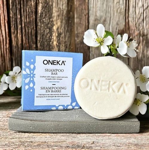 Oneka Shampoo Bar, Unscented, 85g