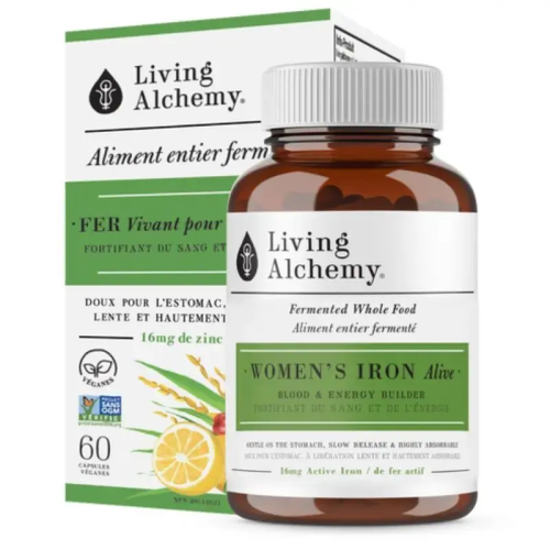 Living Alchemy Women's Iron, 60 caps