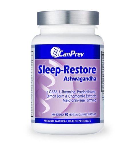 Canprev Sleep-Restore Ashwagandha, 90 v-caps