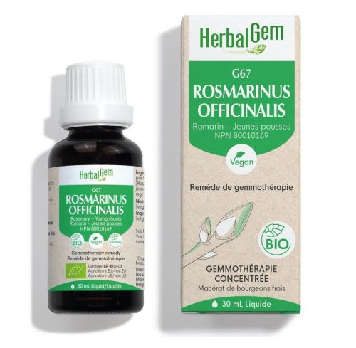 HerbalGem Rosmarinus Officinalis (Rosemary) G67, 30 ml