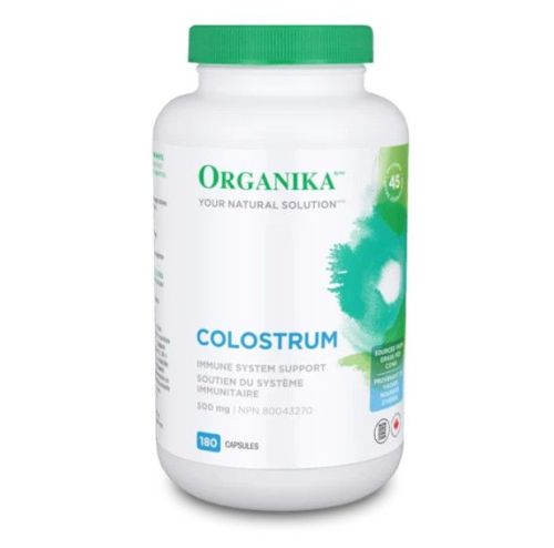  Organika Colostrum Bovine, 500mg, 180cap