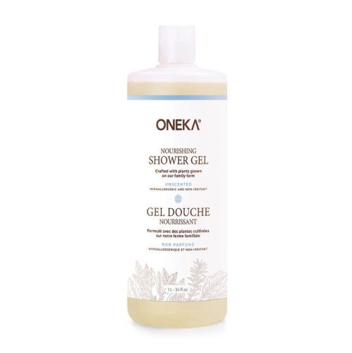 Oneka Shower Gel (Body Wash), Unscented, 1L