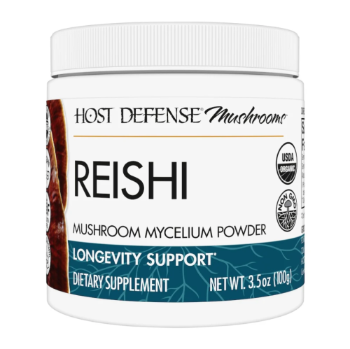 Host Defense Lions Mane Mushroom Mycelium Powder, 100g