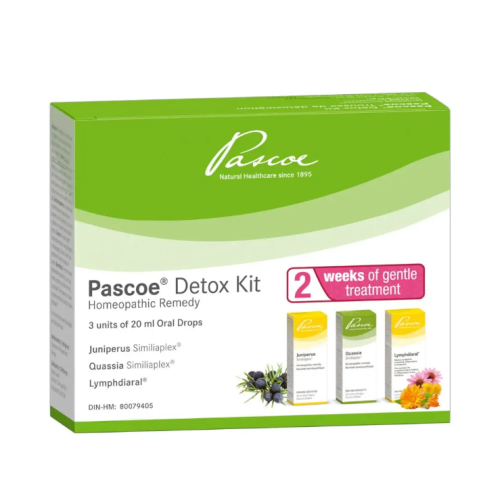 Pascoe Detox Kit Gentle Treatment w/Juniperus, Quassia & Lymphdiaral,, 3x20ml