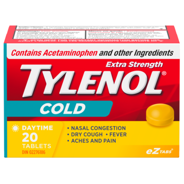 Tylenol Cold Extra Strength Daytime, 20 tablet