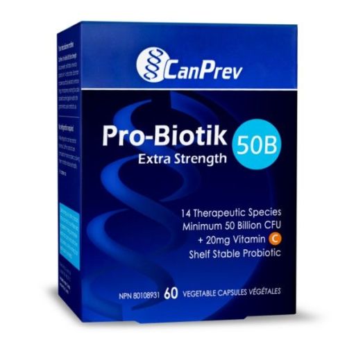 CanPrev Pro-Biotik 50B Extra Strength, 60 v-caps