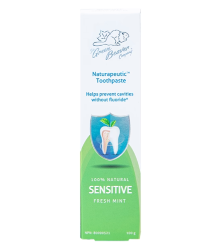 Green Beaver Sensitive Toothpaste - Fresh Mint, 100g