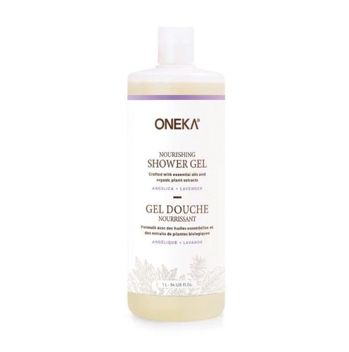 Oneka Shower Gel (Body Wash), Angelica & Lavender, 1L
