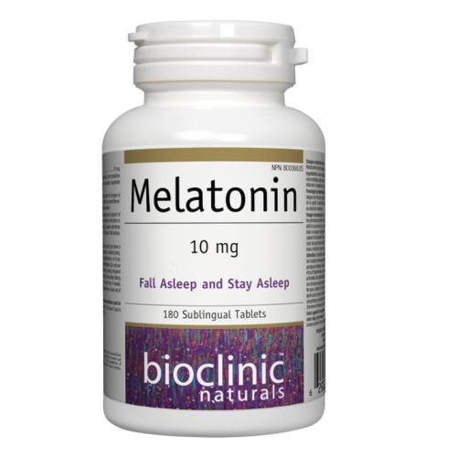 Bioclinic Naturals Melatonin · 10 mg, 180 Sublingual Tablets