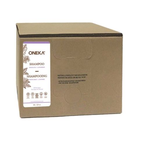 Oneka Shampoo, Angelica & Lavender, Bulk Refill (bag-in-box), 9.75l