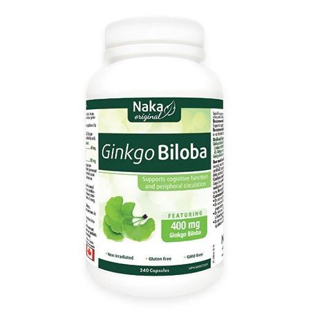 Naka Original Ginkgo Biloba, 240 Capsules