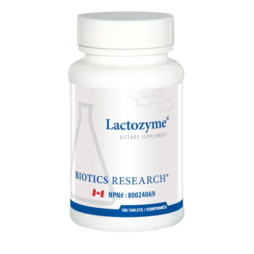 Biotics Research Lactozyme, 180 tablets