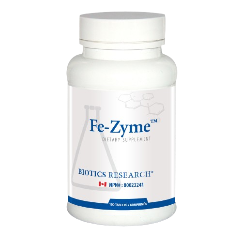 Biotics Research Fe-Zyme, 100 tablets