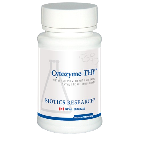 Biotics Research Cytozyme-THY (thymus), 60 tablets