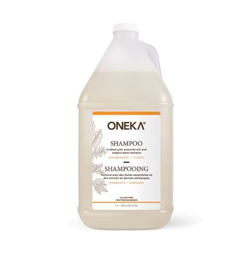 Oneka Shampoo, Goldenseal & Citrus, Bulk Refill (plastic jug), 4l