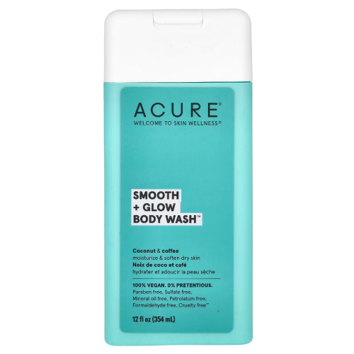 Acure Smooth + Glow Body Wash, 354ml