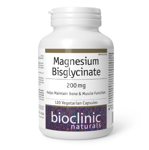 Bioclinic Naturals Magnesium Bisglycinate · 200 mg, 120 VCaps