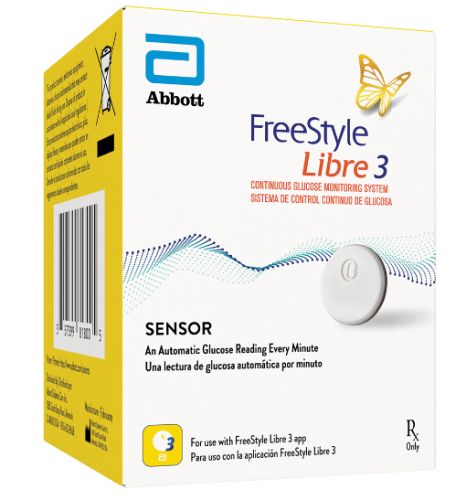 Abbott Freestyle Libre 3 Sensor Flash Glucose