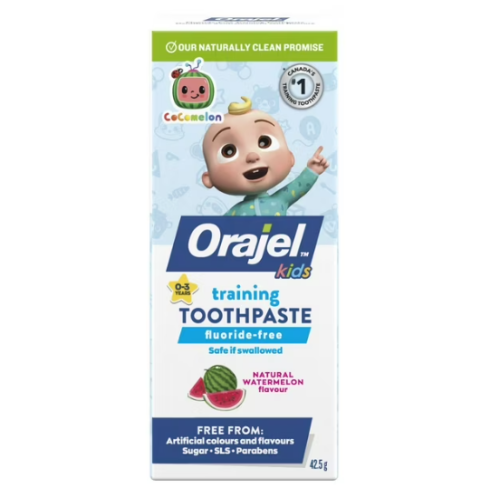 Orajel Toothpaste Training Flour-Free Cocomel, 42.5g