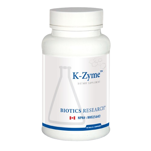 Biotics Research K-Zyme, 100 tablets