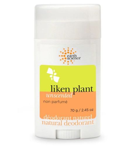 Earth Science LiKEN Plant Deodorant - Unscented, 70g