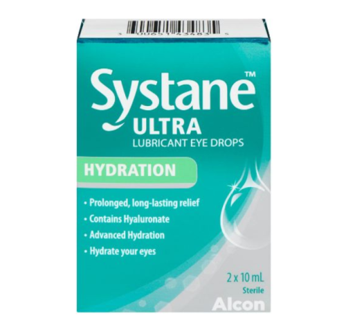 Systane Ultra Hydratation Drops, 2x10ml