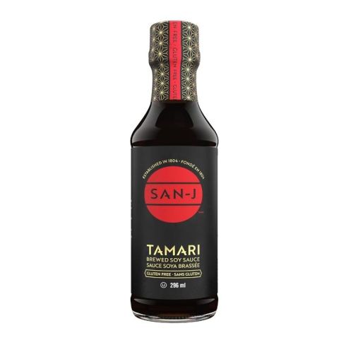 San J Black Label Tamari Sauce, 296mL