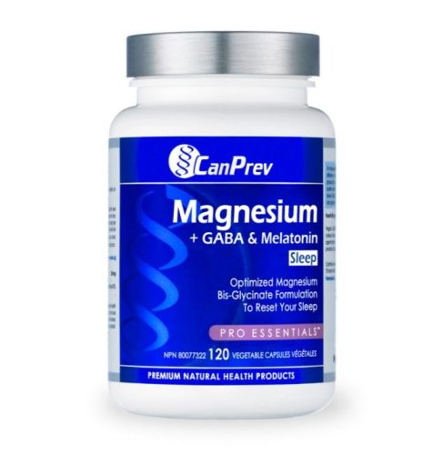 CanPrev Magnesium Sleep + GABA & Melatonin, 120 v-caps