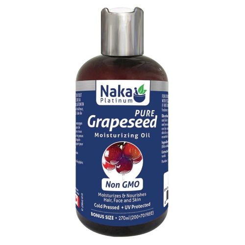 Naka Platinum Moisturizing Oil - Grapeseed, 270ml