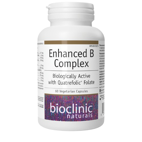 Bioclinic Naturals Enhanced B Complex, 60 VCaps