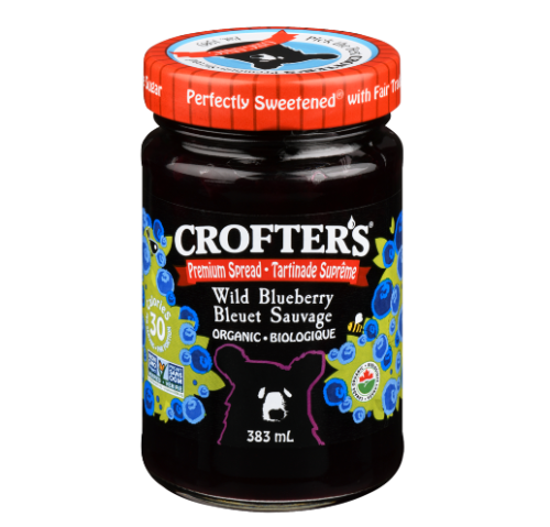 Crofter's Organic Wild Blueberry Spread, 383mL