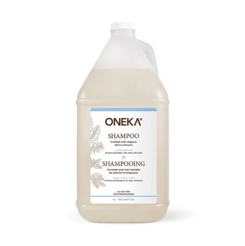 Oneka Shampoo, Unscented, Bulk Refill (plastic jug), 4l